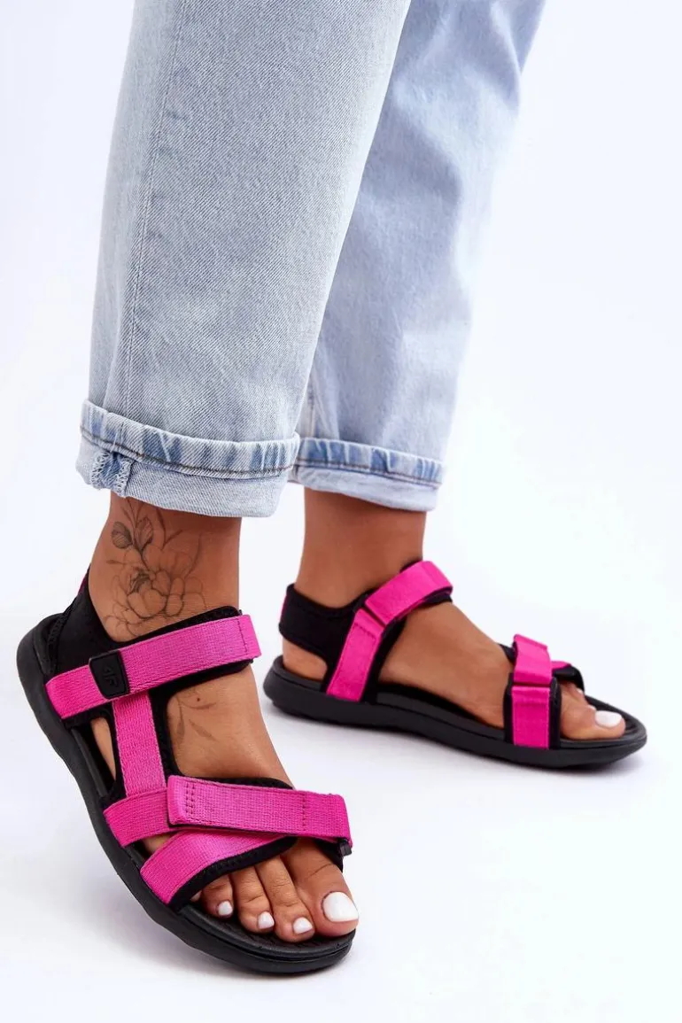 Sandały Damskie Sportowe 4F 4FSS23FSANF014-55S Fuksja