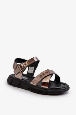 Sandały Dziewczęce Big Star NN374264 Czarne