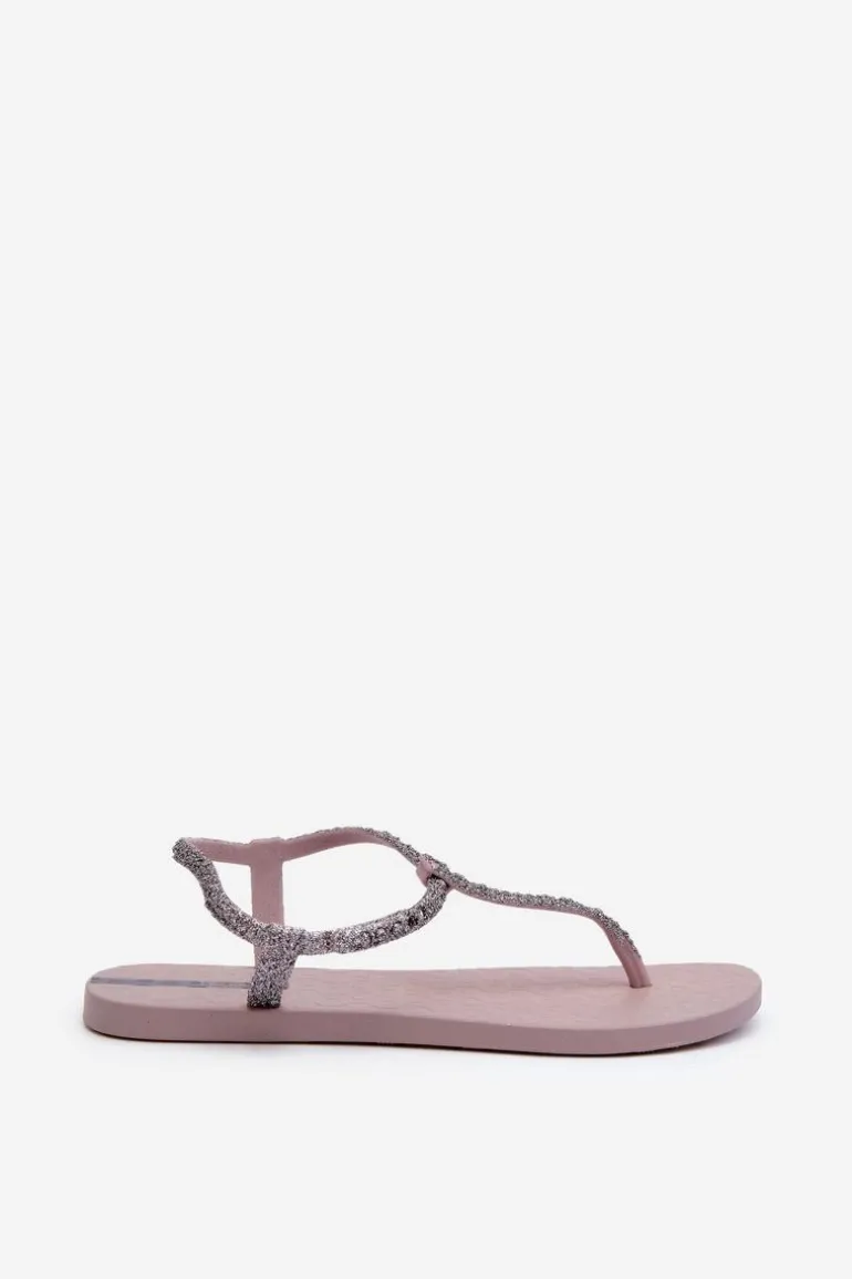 Sandały Japonki Z Brokatem Damskie 26914 Ipanema Class Brilha Fem Jasnofioletowe