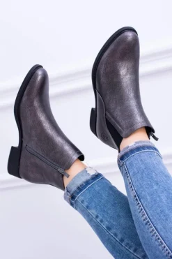 Sergio Leone Ciemnoszare Botki Płaski Obcas Vuko