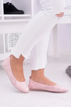 Sergio Leone Damskie Różowe Balerinki Makalu