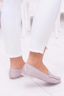 Sergio Leone Mokasyny Damskie Różowe Irmany