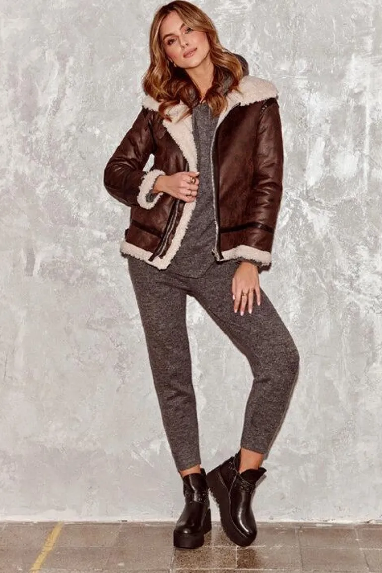 Skórzane Botki Damskie Na Koturnie Platformie Z Paskami Zazoo 1752 Czarne