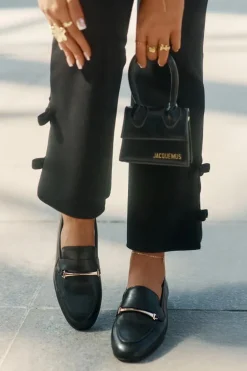 Skórzane Półbuty Mokasyny Damskie Maciejka K6809-01 Czarne