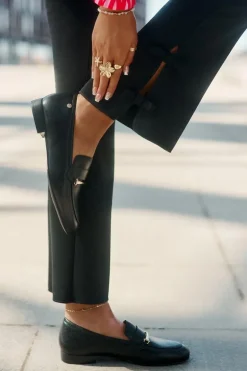 Skórzane Półbuty Mokasyny Damskie Maciejka K6809-01 Czarne