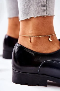 Skórzane Półbuty Monnari M73/1 Czarne