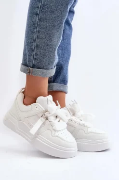 Sneakersy Buty Sportowe Damskie Białe Neatisa