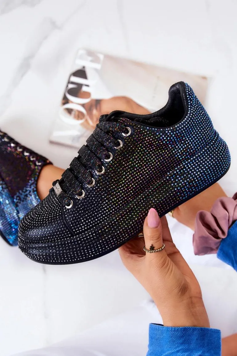 Sneakersy Buty Sportowe Dżety GOE JJ2N4050 Czarne