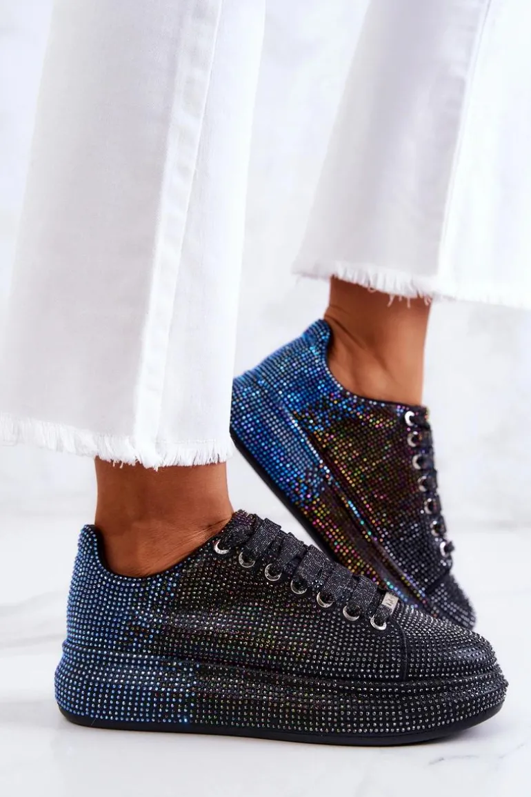 Sneakersy Buty Sportowe Dżety GOE JJ2N4050 Czarne