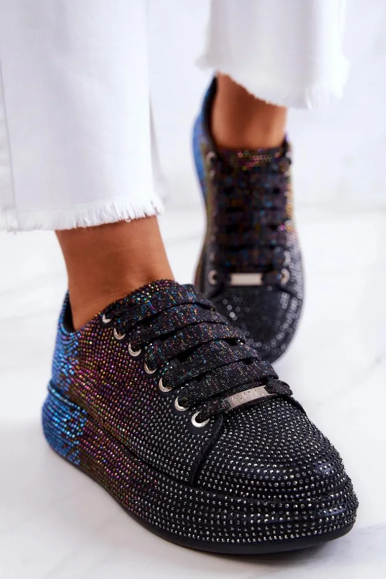 Sneakersy Buty Sportowe Dżety GOE JJ2N4050 Czarne