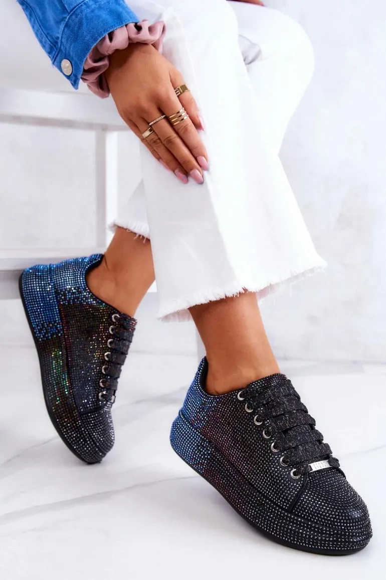Sneakersy Buty Sportowe Dżety GOE JJ2N4050 Czarne