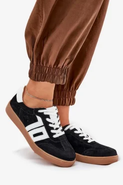 Sneakersy Buty Sportowe Zamszowe Vinceza 79517 Czarne