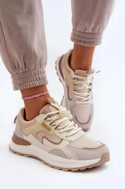 Sneakersy Damskie Big Star NN274A098 Beżowe