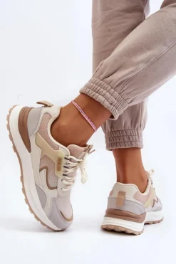 Sneakersy Damskie Big Star NN274A098 Beżowe