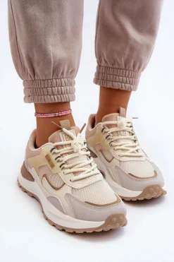 Sneakersy Damskie Big Star NN274A098 Beżowe