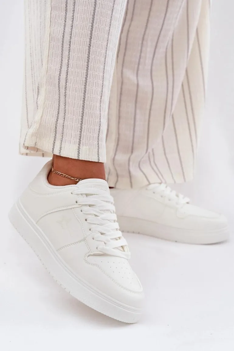 Sneakersy Damskie Big Star RR274A241 HI-POLY SYSTEM Białe