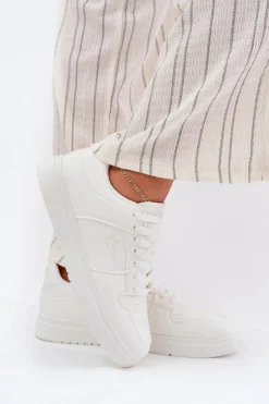 Sneakersy Damskie Big Star RR274A241 HI-POLY SYSTEM Białe