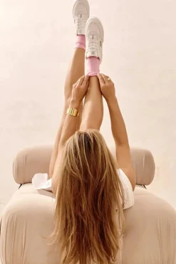 Sneakersy Damskie Big Star NN274357 Memory Foam System Białe