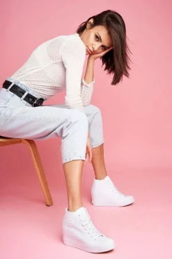 Sneakersy Damskie Big Star Białe FF274A192