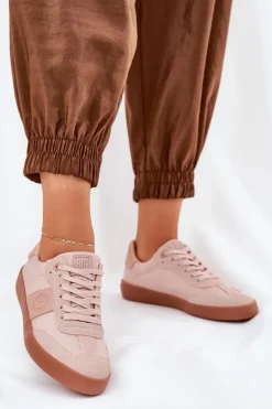 Sneakersy Damskie Big Star RR274373 Różowe