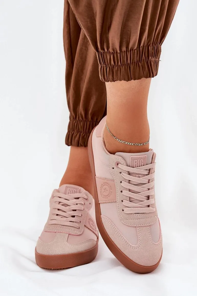 Sneakersy Damskie Big Star RR274373 Różowe