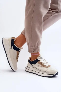 Sneakersy Damskie Big Star NN274A092 Beżowe