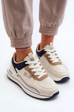 Sneakersy Damskie Big Star NN274A092 Beżowe