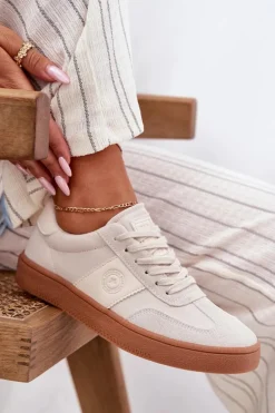 Sneakersy Damskie Big Star RR274806 Beżowe