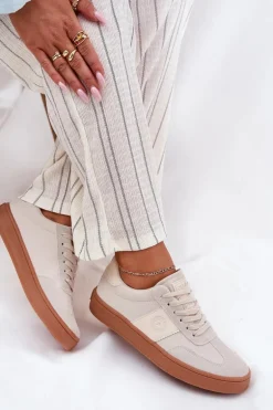 Sneakersy Damskie Big Star RR274806 Beżowe