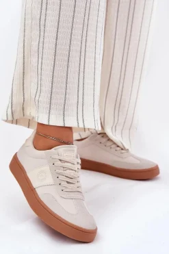 Sneakersy Damskie Big Star RR274806 Beżowe