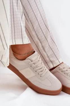 Sneakersy Damskie Big Star RR274806 Beżowe