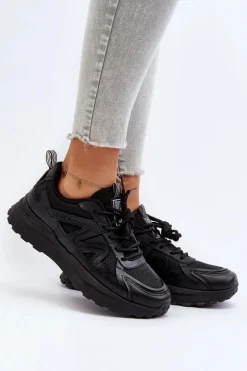 Sneakersy damskie Big Star NN274A085 Czarny