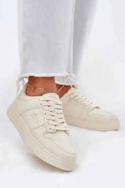 Sneakersy Damskie Big Star RR274A243 HI-POLY SYSTEM Beżowe