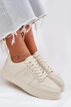 Sneakersy Damskie Big Star RR274A243 HI-POLY SYSTEM Beżowe