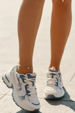 Sneakersy Damskie Big Star RR274A190 Niebieskie