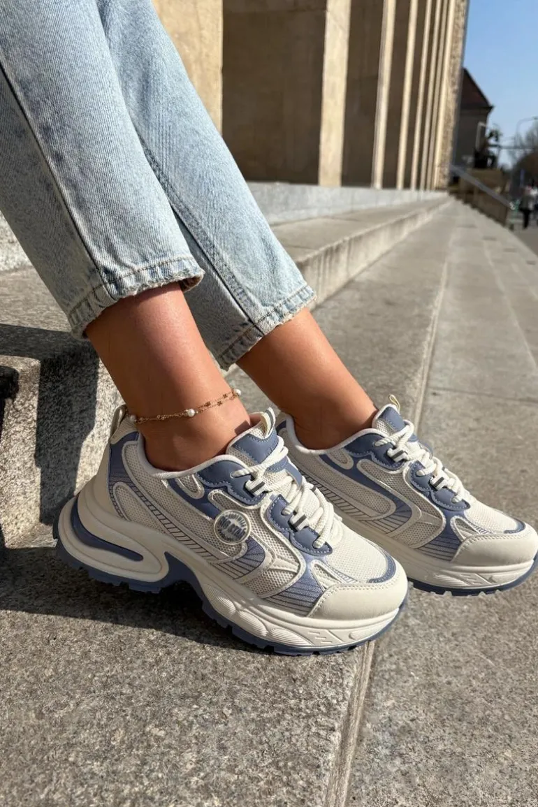 Sneakersy Damskie Big Star RR274A190 Niebieskie