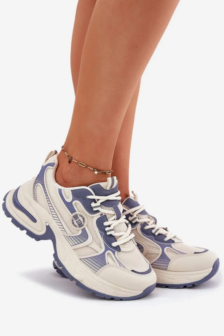 Sneakersy Damskie Big Star RR274A190 Niebieskie