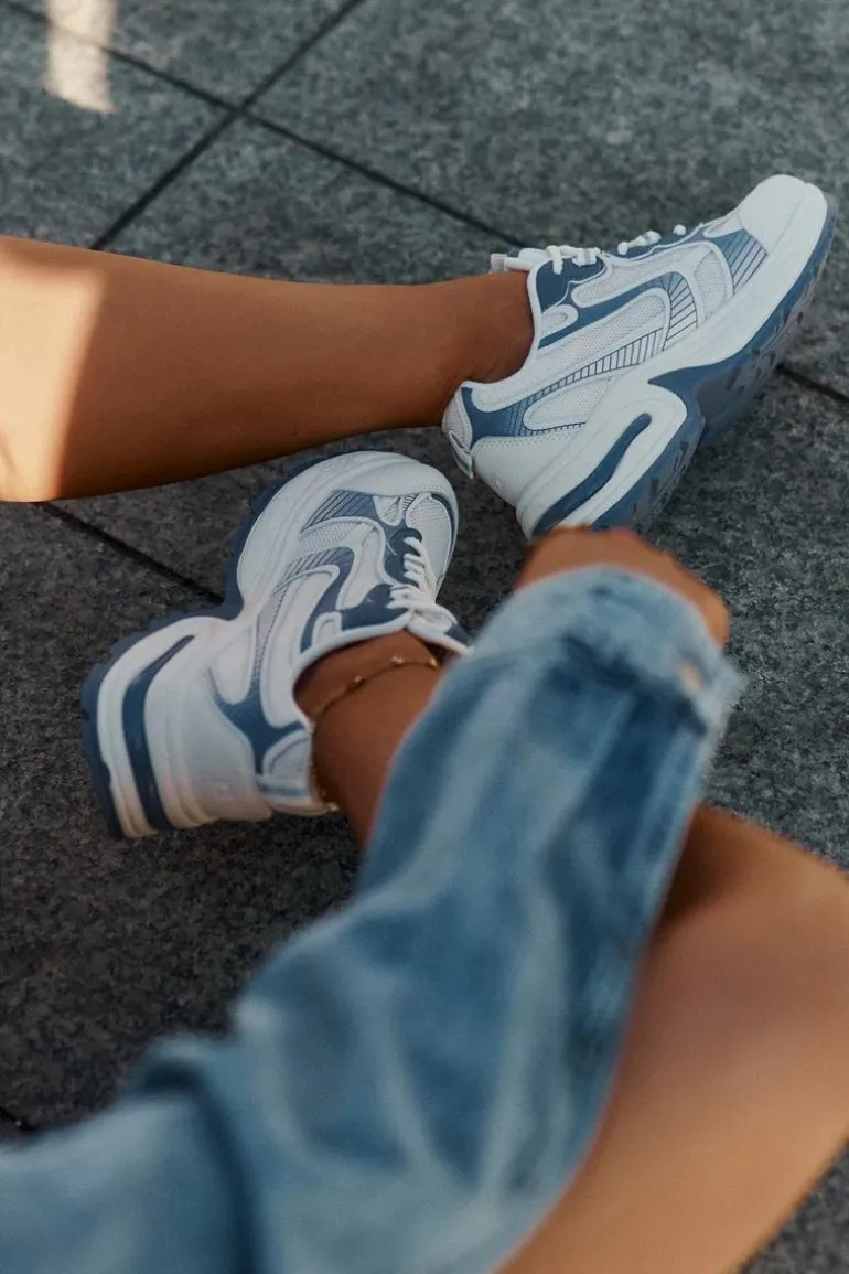 Sneakersy Damskie Big Star RR274A190 Niebieskie