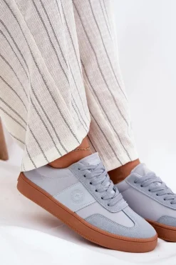 Sneakersy Damskie Big Star RR274805 Niebieskie