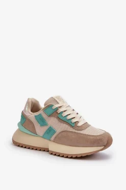 Sneakersy Damskie Big Star NN274973 Beżowe