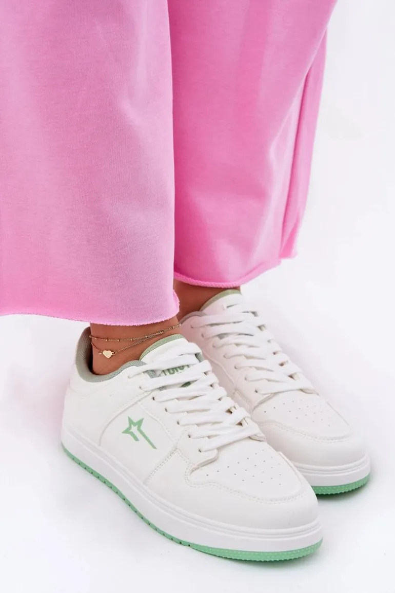 Sneakersy Damskie Big Star RR274A246 HI-POLY SYSTEM Białe