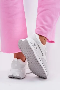 Sneakersy Damskie Big Star RR274A213 HI-POLY SYSTEM Białe