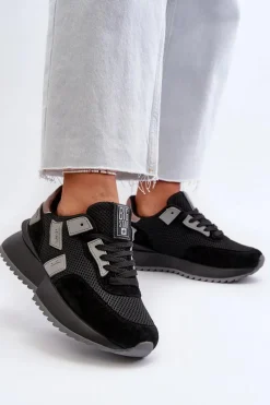 Sneakersy Damskie Big Star NN274975 Czarne