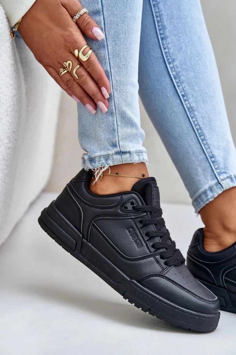 Sneakersy Damskie Big Star OO274A551 Hi-Poly System Czarne