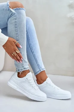 Sneakersy Damskie Big Star OO274A549 Hi-Poly System Białe