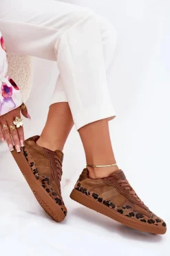 Sneakersy Damskie Daniel Lopez Just Dare SS2D4017 Panterka