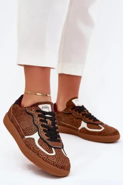 Sneakersy Damskie Daniel Lopez Just Dare SS2D4016 Camel