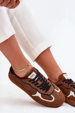 Sneakersy Damskie Daniel Lopez Just Dare SS2D4016 Camel