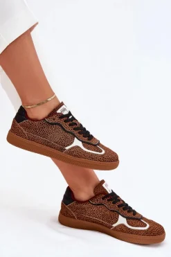 Sneakersy Damskie Daniel Lopez Just Dare SS2D4016 Camel