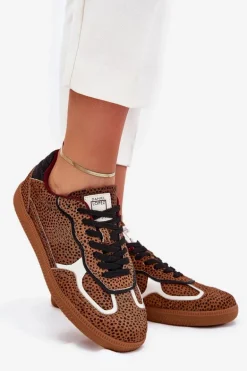 Sneakersy Damskie Daniel Lopez Just Dare SS2D4016 Camel